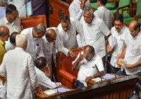 कर्नाटक : मुख्यमंत्री कुमारस्वामी नहीं साबित कर सके बहुमत