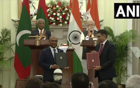 प्रधानमंत्री नरेंद्र मोदी ने मालदीव के राष्ट्रपति इब्राहिम मोहम्मद सोलिह से मुलाकात की