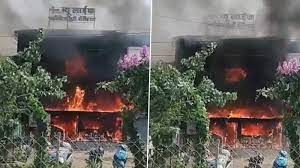 जबलपुर जिले के निजी न्‍यू लाइफ स्‍पेशिलि‍टी अस्‍पताल लगी आग 8 लोगों की मौत